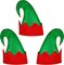 4E’s Novelty Elf Hats 3 Pack – Felt Christmas Elf Hats for Kids & Adults with Jingle Bells, Bright Red & Green Santa’s Helper Costume Hats for Holiday Parties, Plays & Family Photos